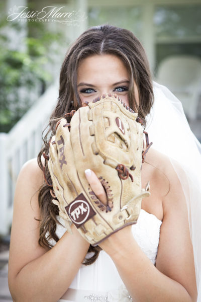 Baseball Bride Photo